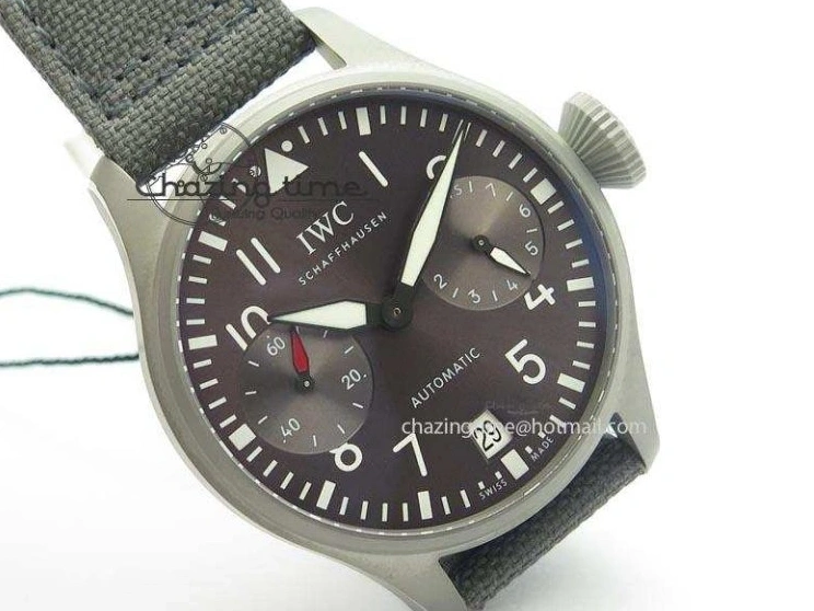 MIROTIME 0515 SunProtective Big Pilot Real PR IW500910 “Patrouille Suisse” ZF 1:1 Best Edition On Gray Nylon Strap 7278